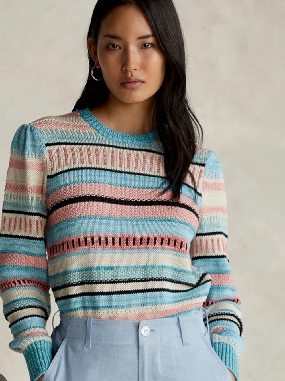 Polo Ralph Lauren Striped Crewneck Sweater
